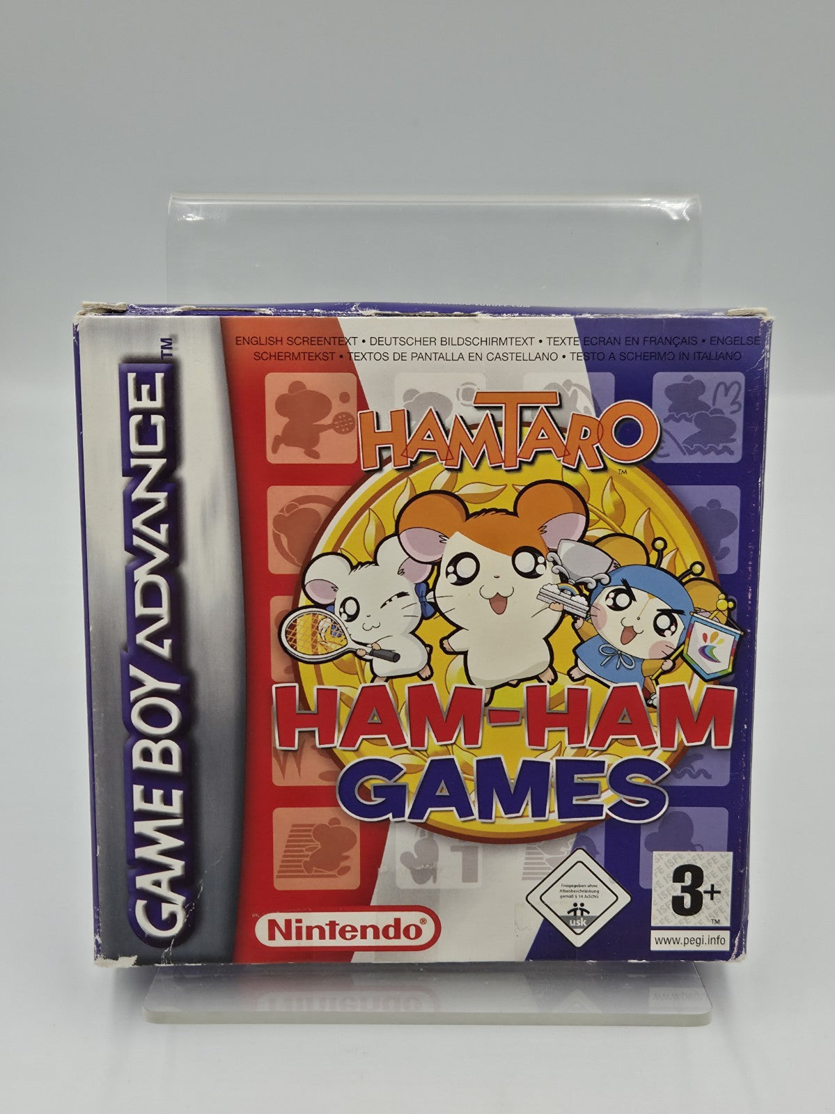 Nintendo Game Boy Advance Hamtaro Ham-Ham Games mit OVP und Anleitung EUR