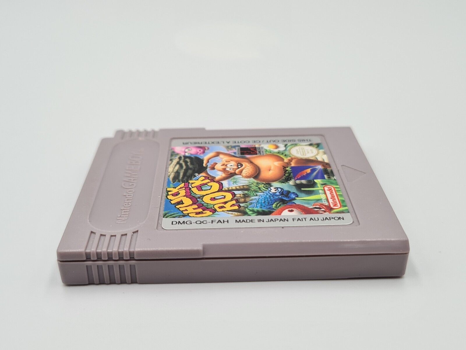 Nintendo Gameboy Classic Spiel Chuck Rock Modul FAH - T-Retro-Games 