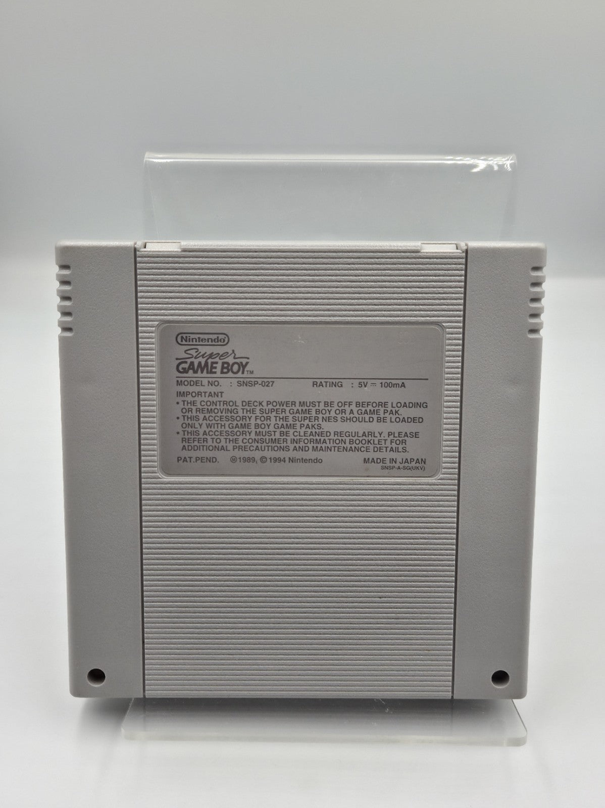 SNES Super Nintendo Super Game Boy Adapter UKV