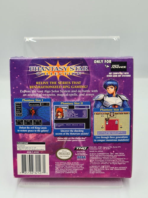 Game Boy Advance Phantasy Star Collection mit OVP und Anleitung + Poster USA - T-Retro-Games 