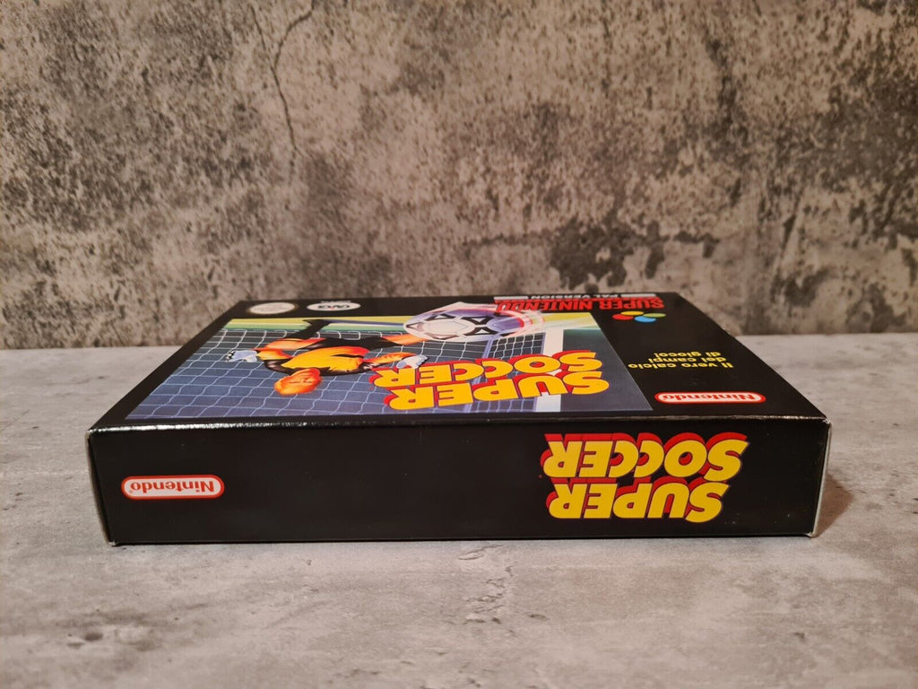 SNES Super Nintendo Super Soccer New Old Stock Neu unbenutzt ITA - T-Retro-Games 
