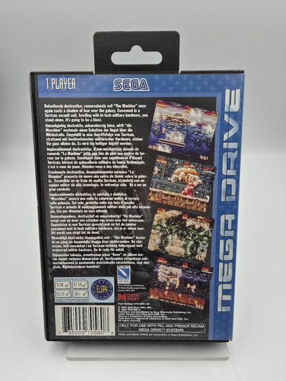 Sega Mega Drive Spiel Mega Turrican mit OVP und Anleitung Multi Language 