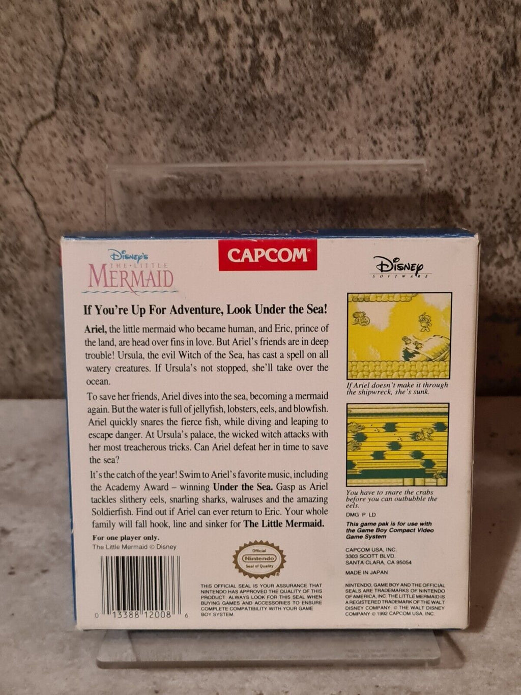 Nintendo Game Boy Classic Disney's The Little Mermaid mit OVP und Anleitung USA - T-Retro-Games 