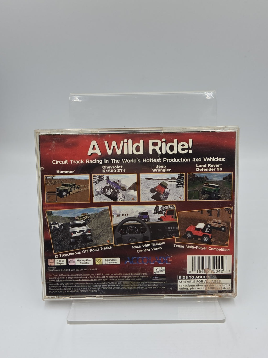 PS1 Playstation 1 Spiel Test Drive Off-Road mit OVP und Anleitung NTSC-USA 