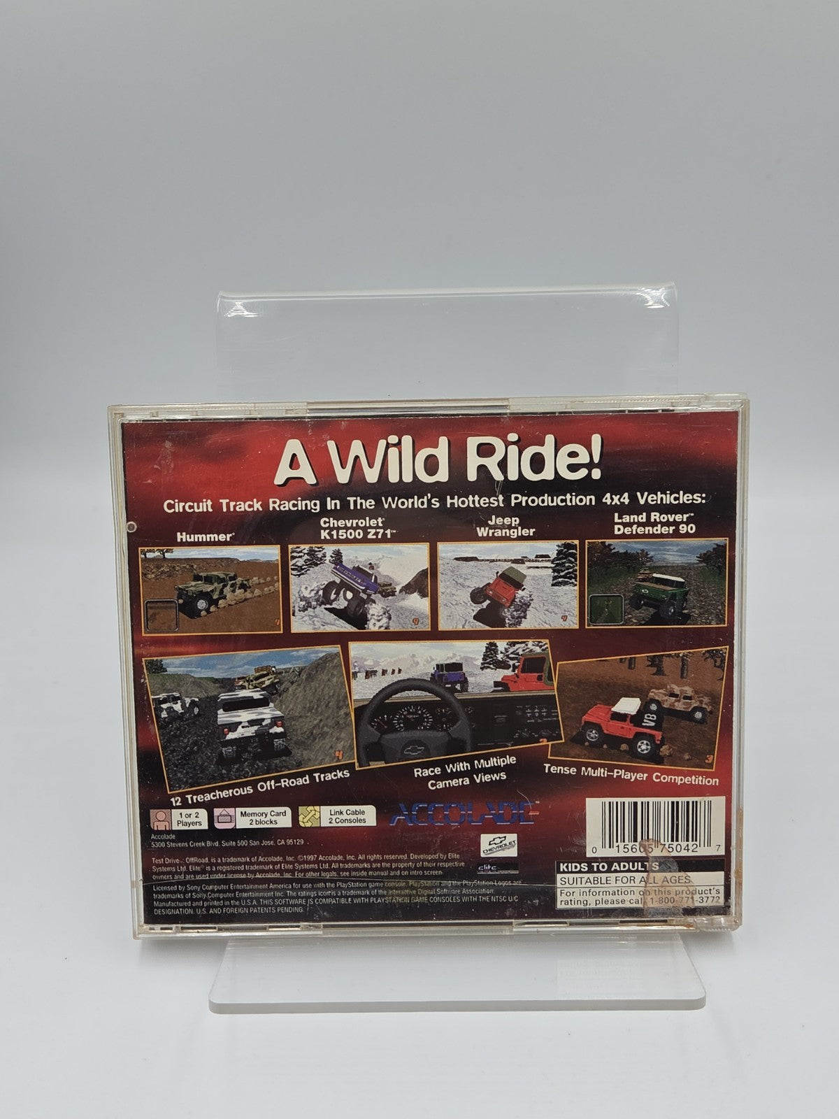 PS1 Playstation 1 Spiel Test Drive Off-Road mit OVP und Anleitung NTSC-USA 