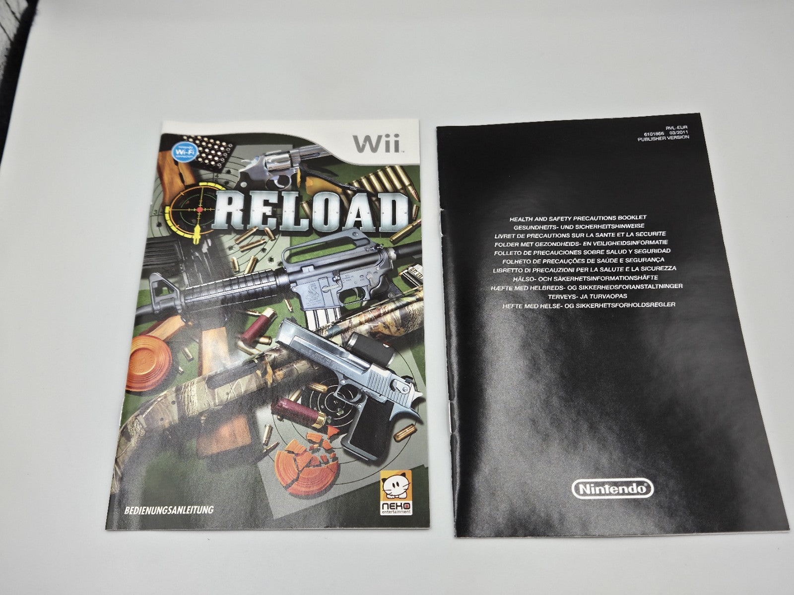 Nintendo Wii Spiel Reload mit OVP und Anleitung GER
