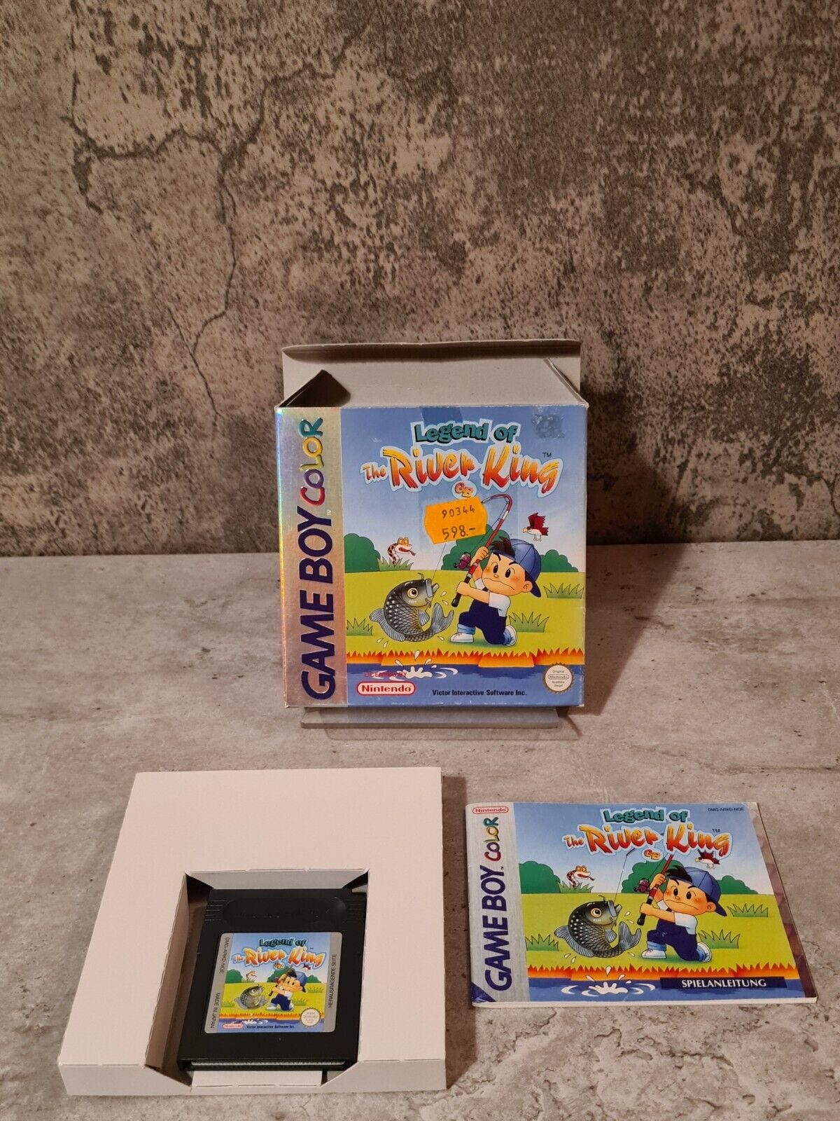 Nintendo Game Boy Color Legend of The River King mit OVP und Anleitung NOE - T-Retro-Games 