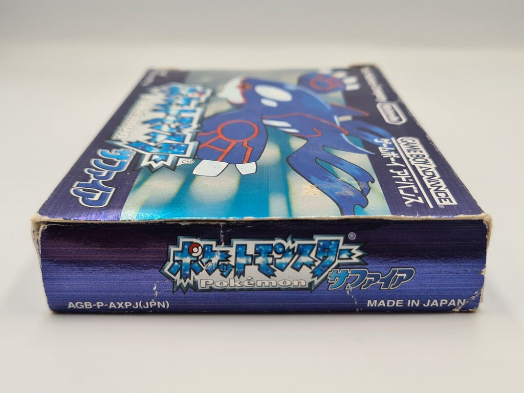 Nintendo Game Boy Advance Pokemon Sapphire mit OVP und Anleitung Japan NTSC-J - T-Retro-Games 