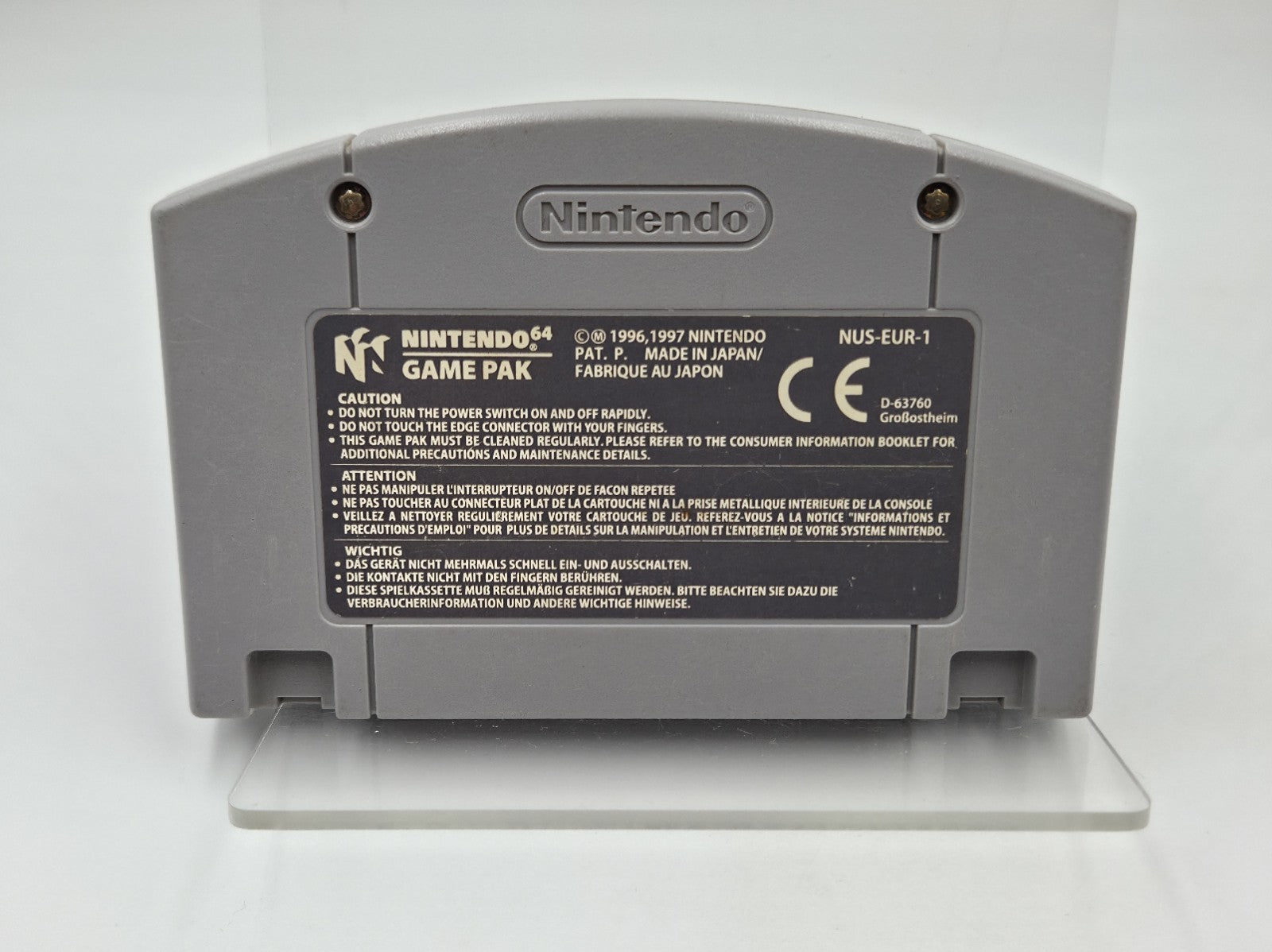 N64 Nintendo 64 Spiel Roadsters EUR Modul
