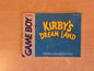 Nintendo Game Boy Classic Kirby's Dream Land Instruction Booklet NOE