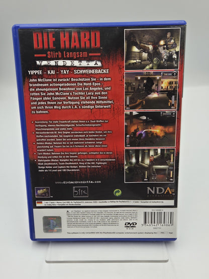 PS2 Playstation 2 Die Hard Vendetta Stirb Langsam mit OVP und Anleitung Deutsch 