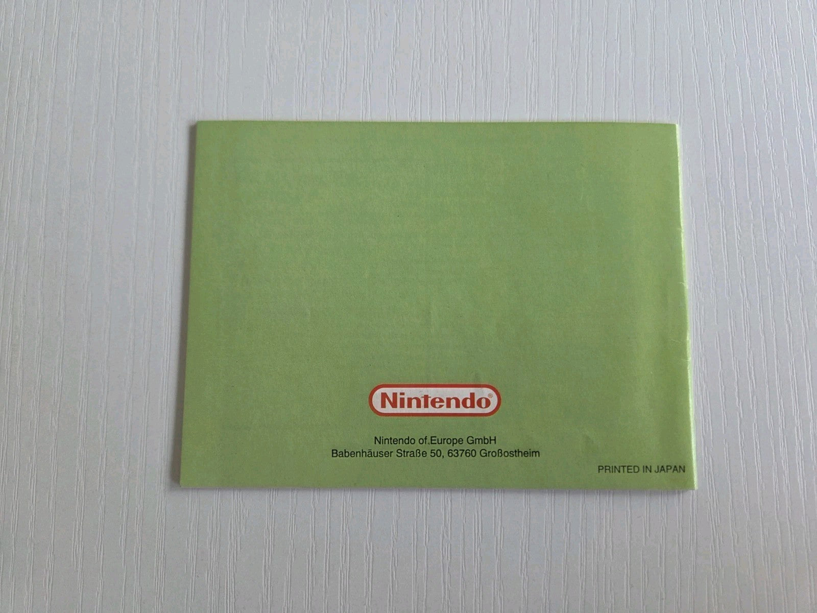 Game Boy Classic Wario Land Super Mario Land 3 Spielanleitung NOE
