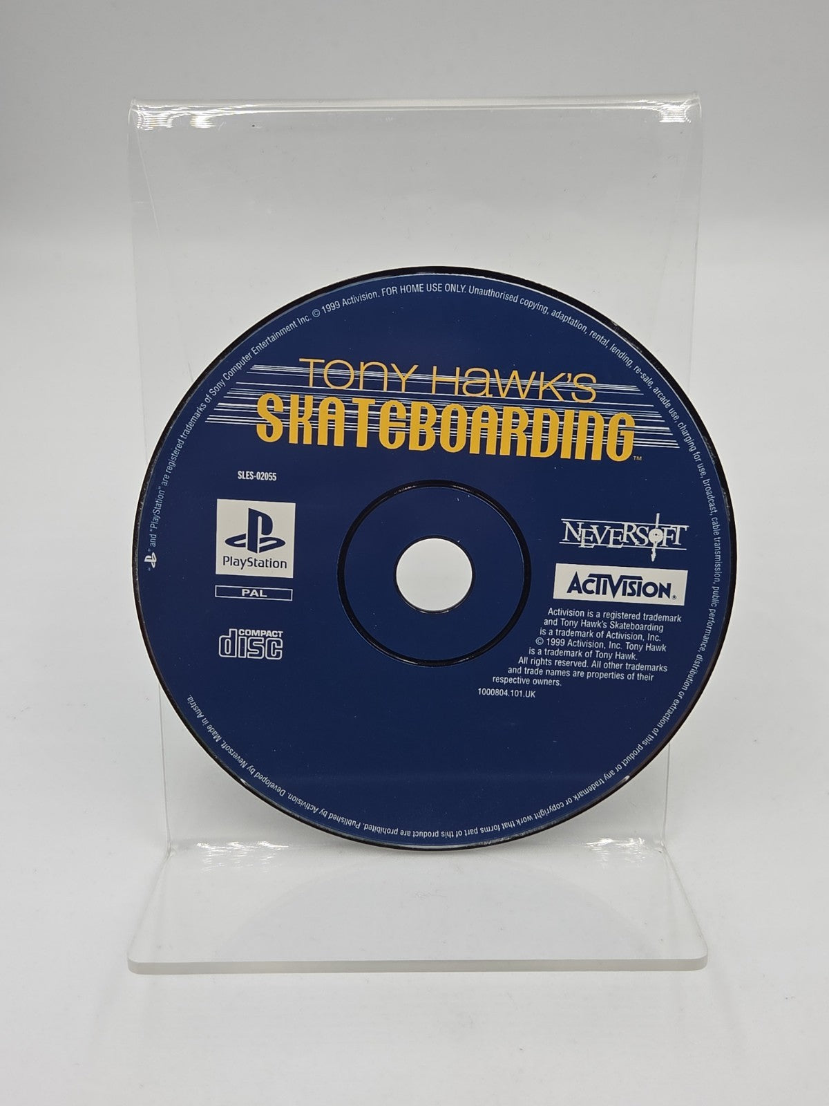 PS1 Playstation 1 Spiel Tony Hawk's Skateboarding nur CD Disc only