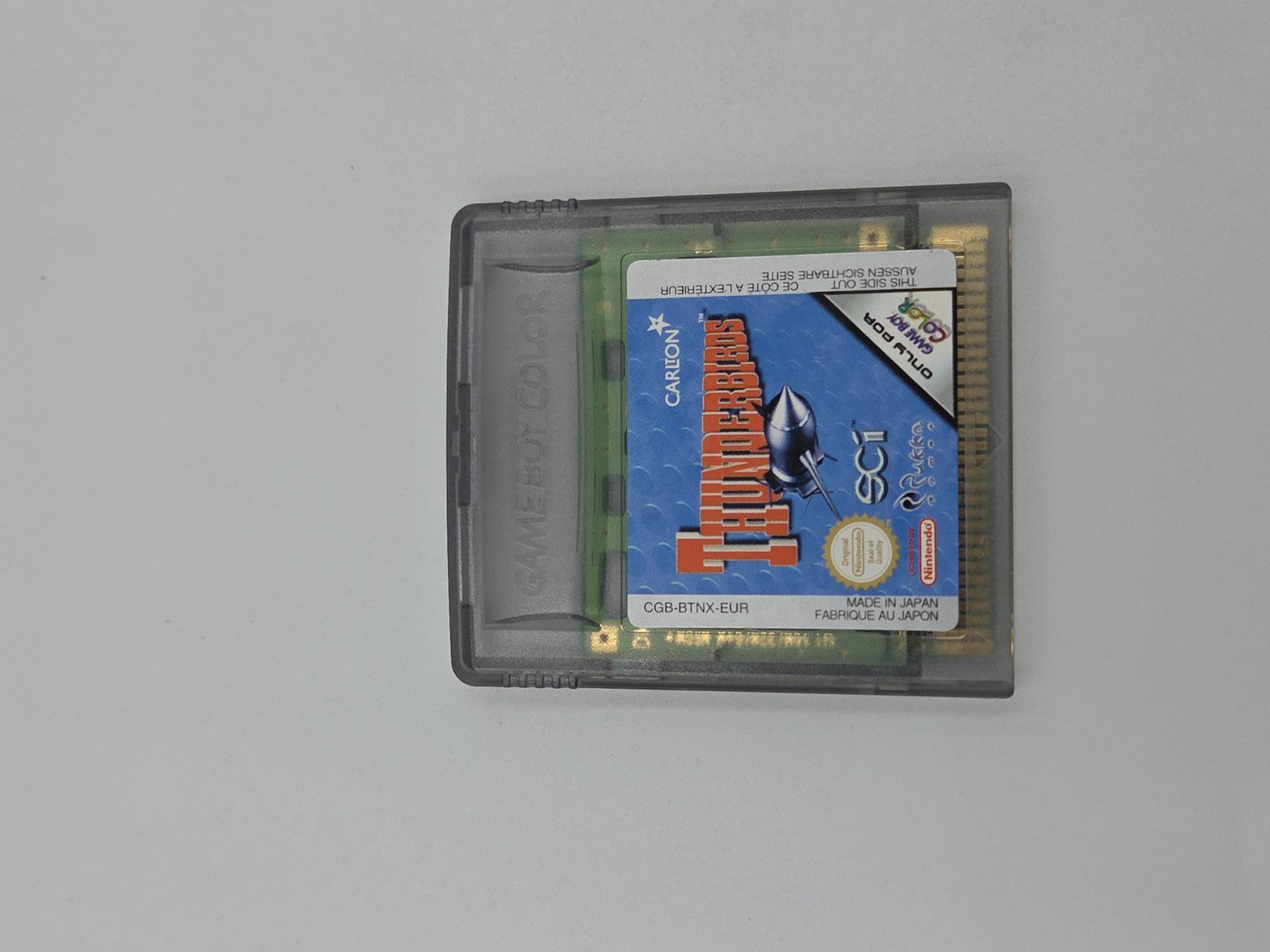Nintendo Game Boy Color Spiel Thunderbirds mit OVP und Anleitung EUR