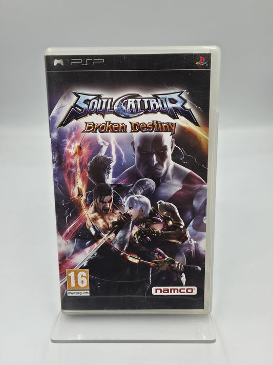 Sony PSP Spiel Soul Calibur Broken Destiny mit OVP und Anleitung Multilingual