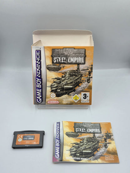 Nintendo Game Boy Advance Steel Empire mit OVP und Anleitung EUR