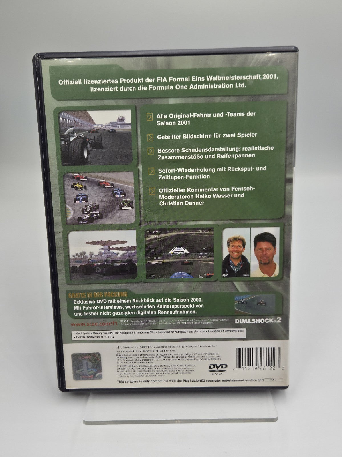 PS2 Playstation 2 Formel Eins 2001 mit OVP und Anleitung Deutsch 2 Discs
