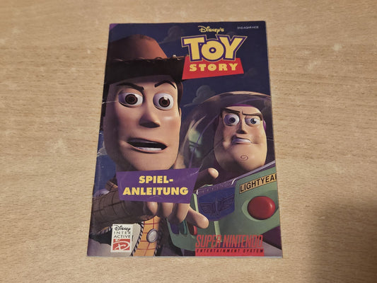 SNES Super Nintendo Disney's Toy Story Spielanleitung Instruction Booklet NOE