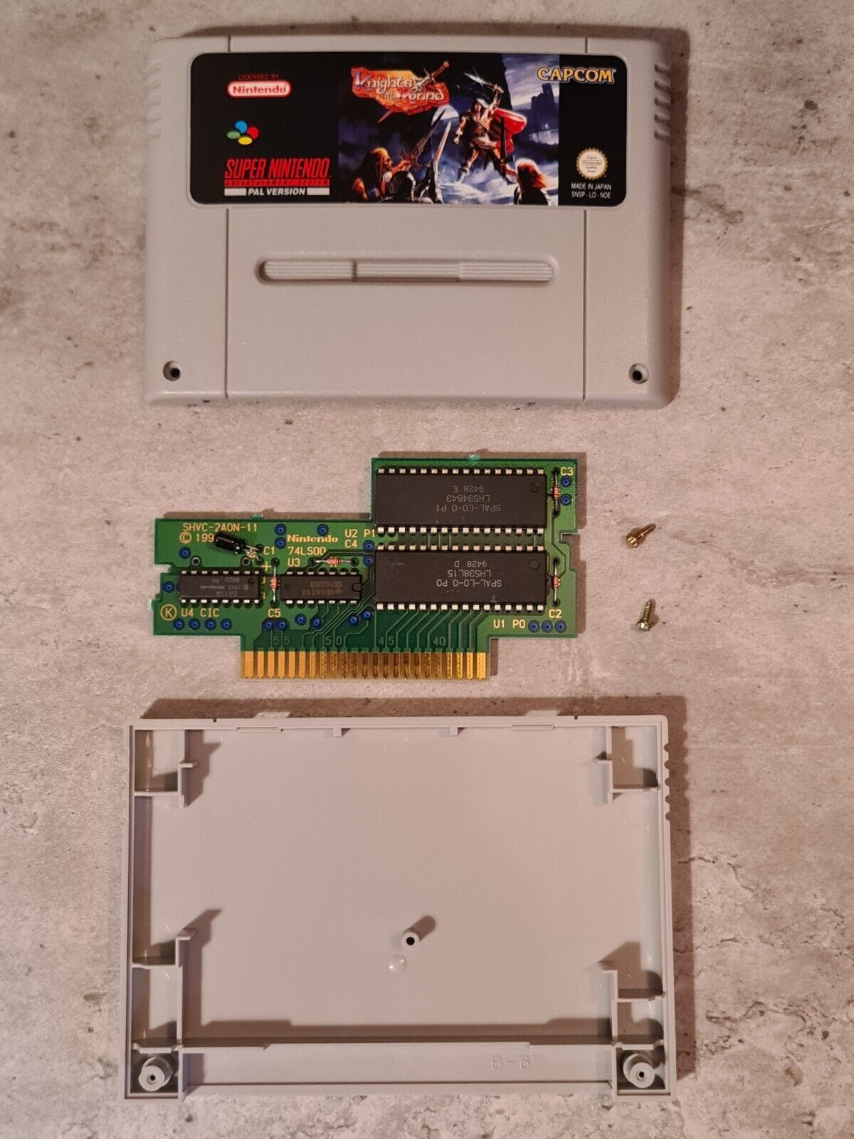 SNES Super Nintendo Knights of The Round mit OVP und Anleitung NOE - T-Retro-Games 