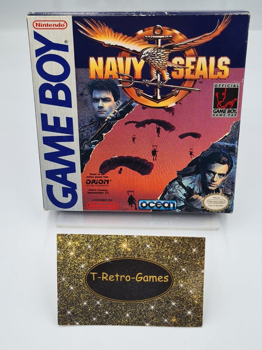 Nintendo Game Boy Classic Navy Seals mit OVP und Anleitung USA - T-Retro-Games 