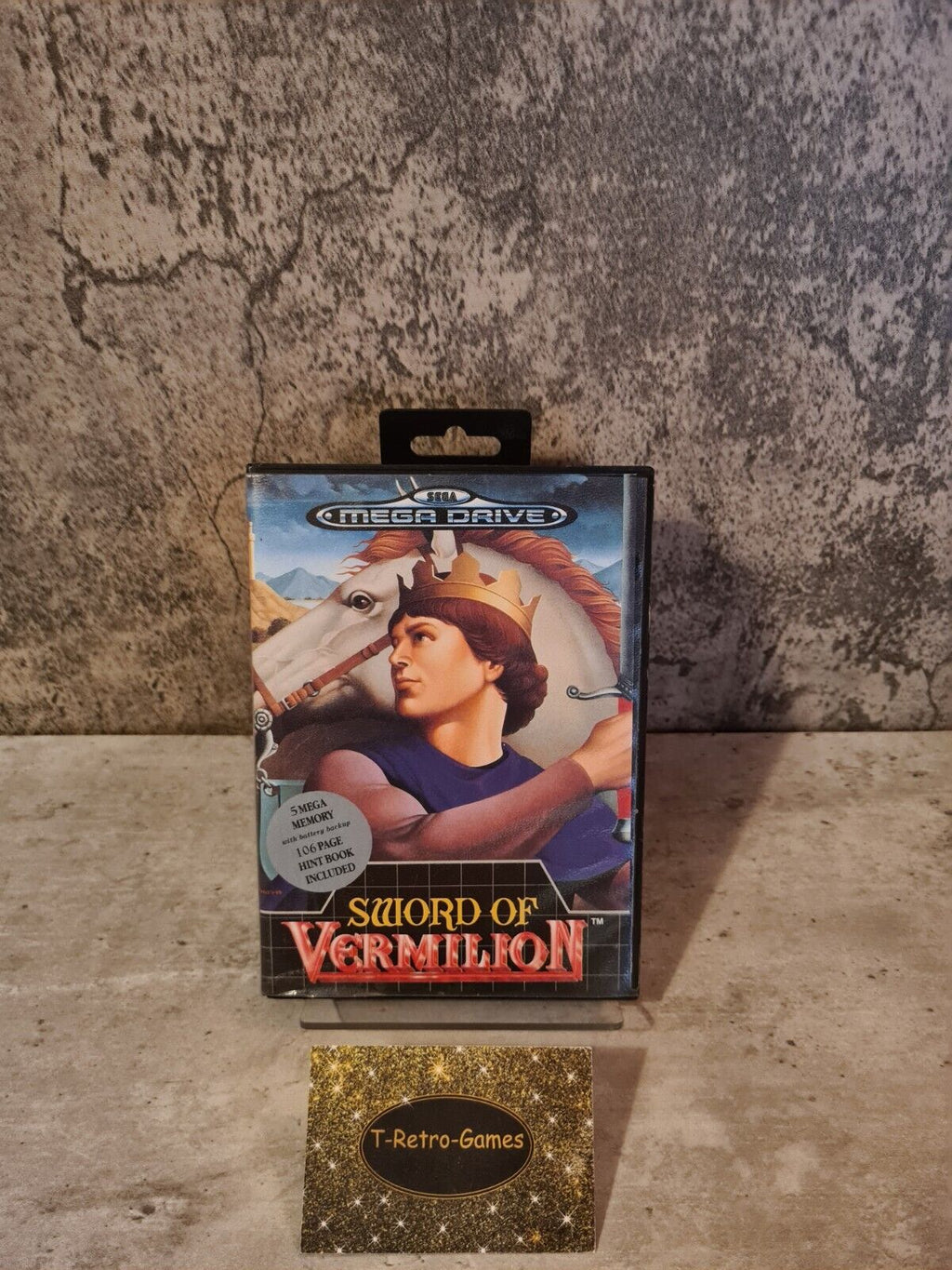 Sega Mega Drive Spiel Sword of Vermillion mit OVP und Anleitung - T-Retro-Games 
