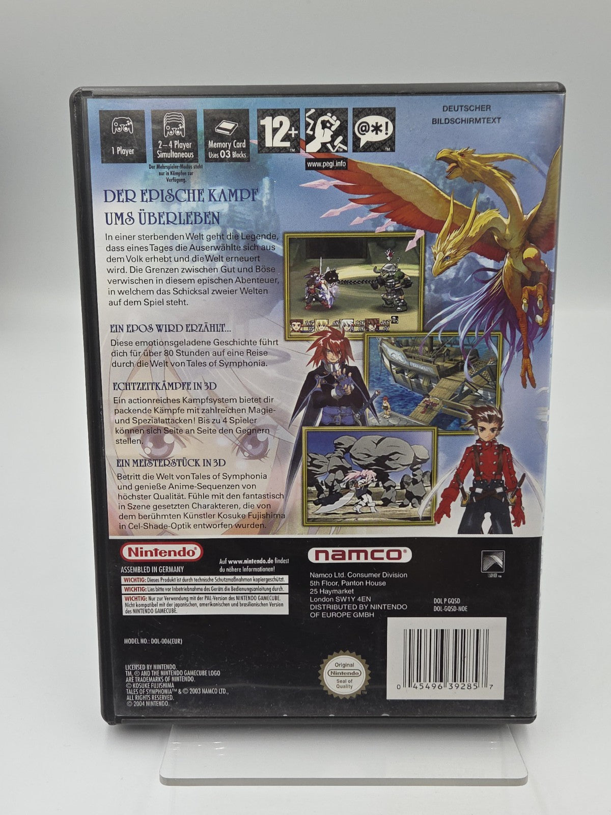 Nintendo GameCube Spiel Tales of Symphonia mit OVP und Anleitung NOE 2 Discs