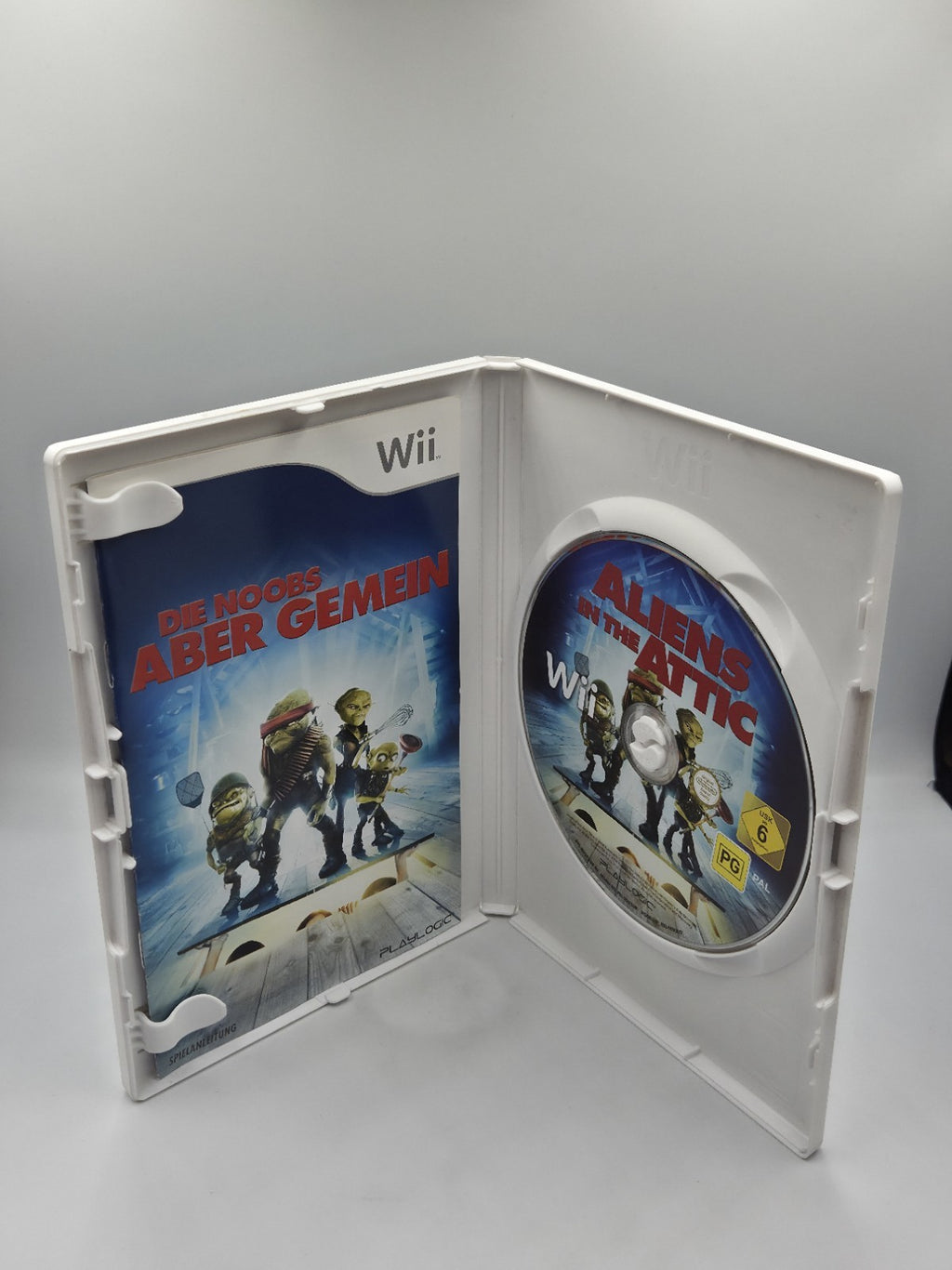 Nintendo Wii Spiel Die Noobs Klein Aber Gemein mit OVP + Anleitung Deutsch