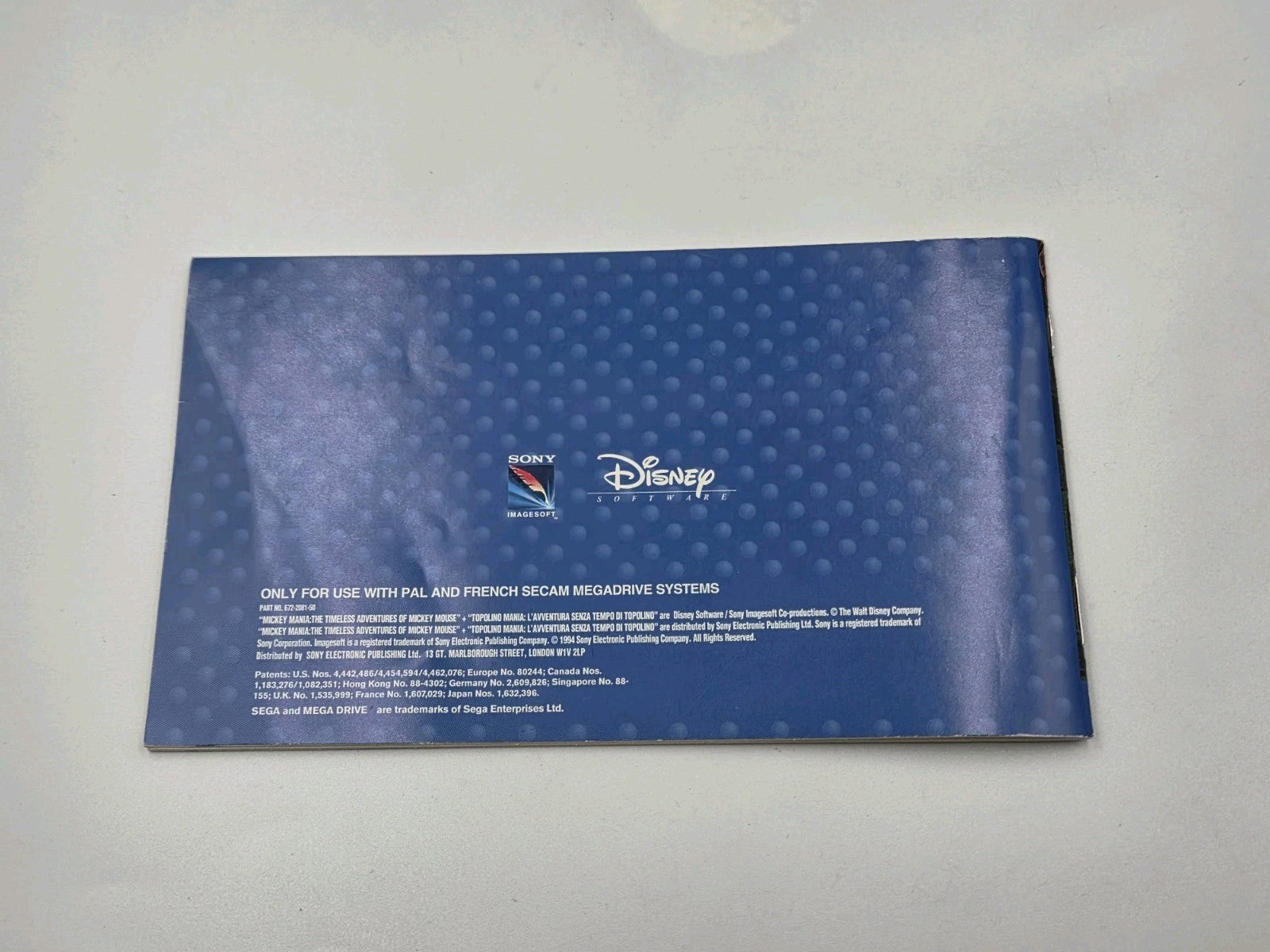 Sega Mega Drive Spiel Mickey Mania mit OVP und Anleitung Multi Language 
