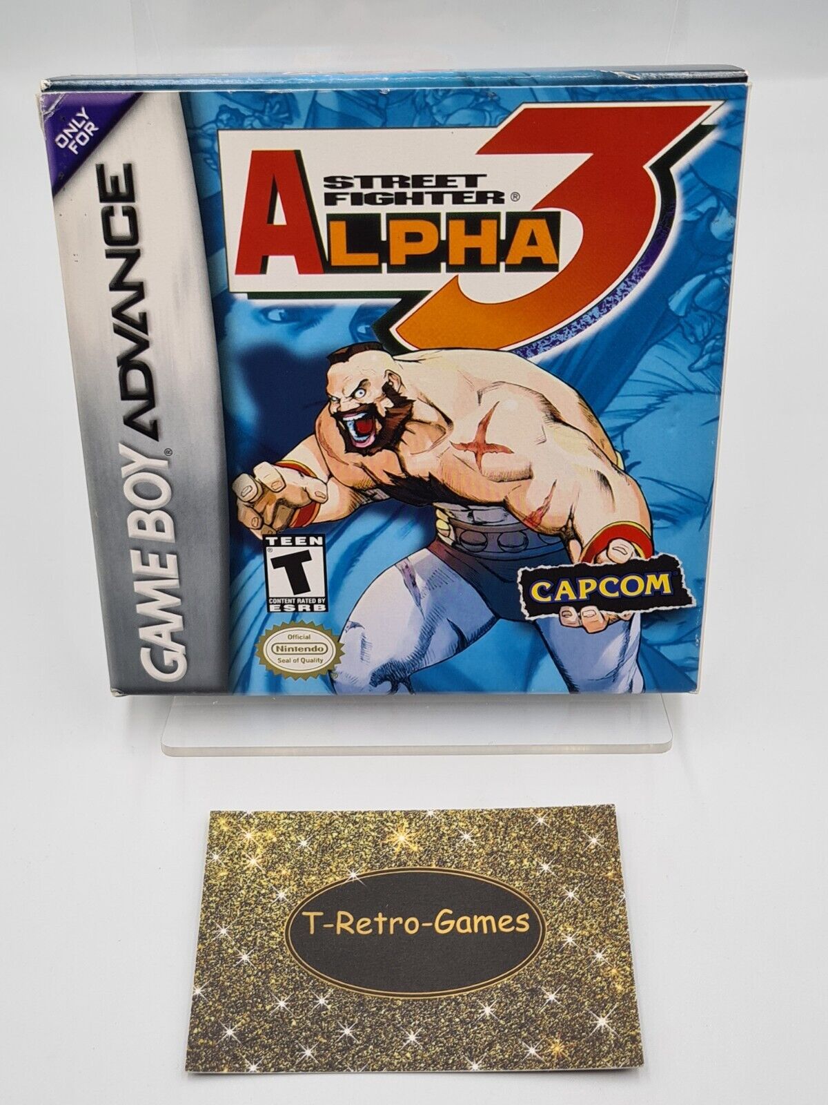 Nintendo Game Boy Advance Street Fighter Alpha 3 mit OVP und Anleitung USA - T-Retro-Games 