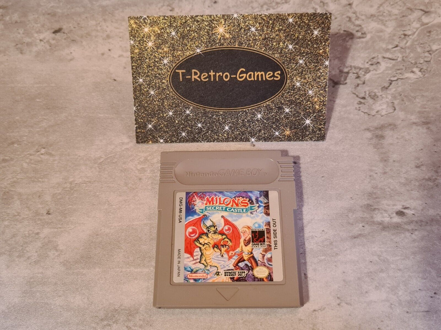 Nintendo Game Boy Classic Spiel Milon's Secret Castle Modul USA - T-Retro-Games 