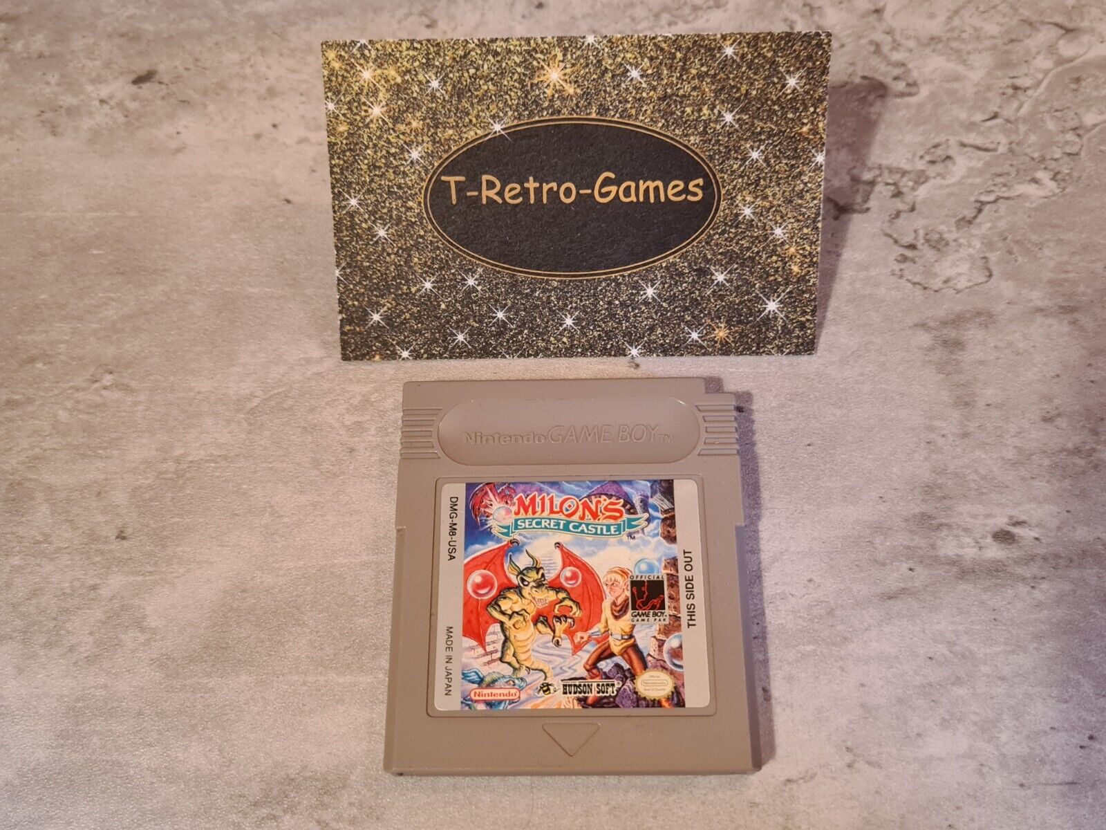 Nintendo Game Boy Classic Spiel Milon's Secret Castle Modul USA - T-Retro-Games 