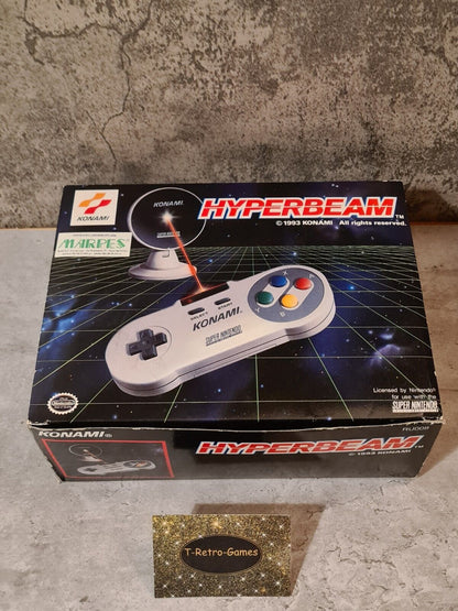 SNES Super Nintendo Konami Hyperbeam Controller Joystick New Old Stock Neu NEW - T-Retro-Games 
