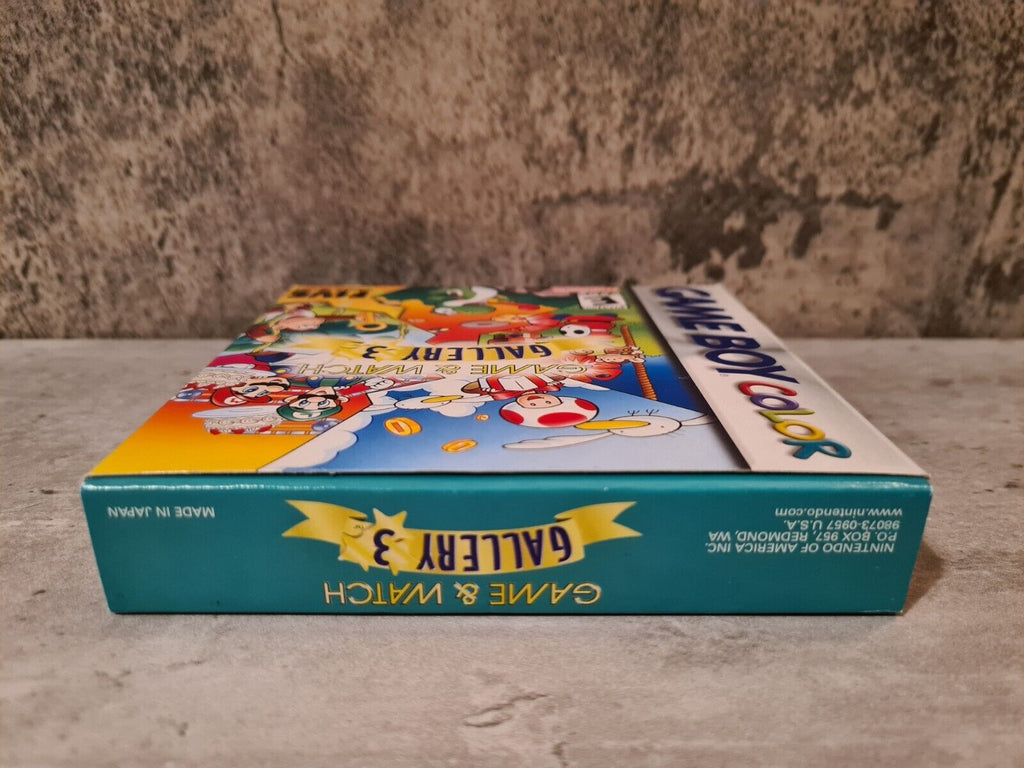 Nintendo Game Boy Color Game & Watch Gallery 3 mit OVP und Anleitung USA - T-Retro-Games 