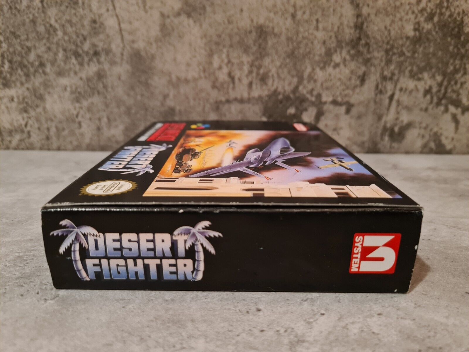 SNES Super Nintendo Desert Fighter mit OVP und Anleitung UKV - T-Retro-Games 