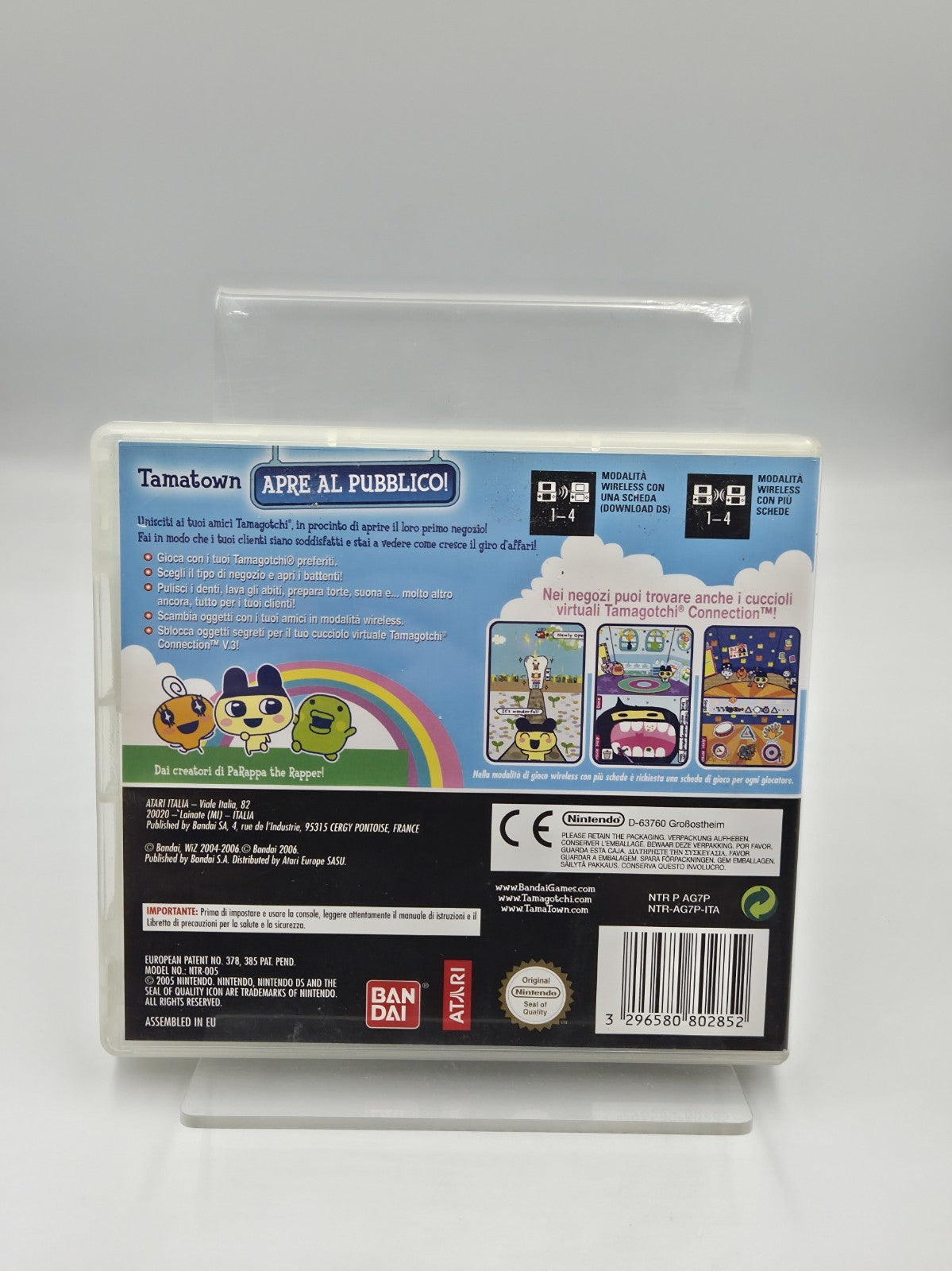 Nintendo DS Spiel Tamagotchi Connexion Corner Shop mit OVP und Anleitung ITA