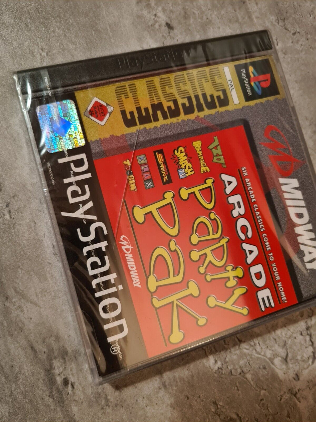 PS1 Playstation 1 Spiel Arcade Party Pak Sealed Neu New Multi Language - T-Retro-Games 