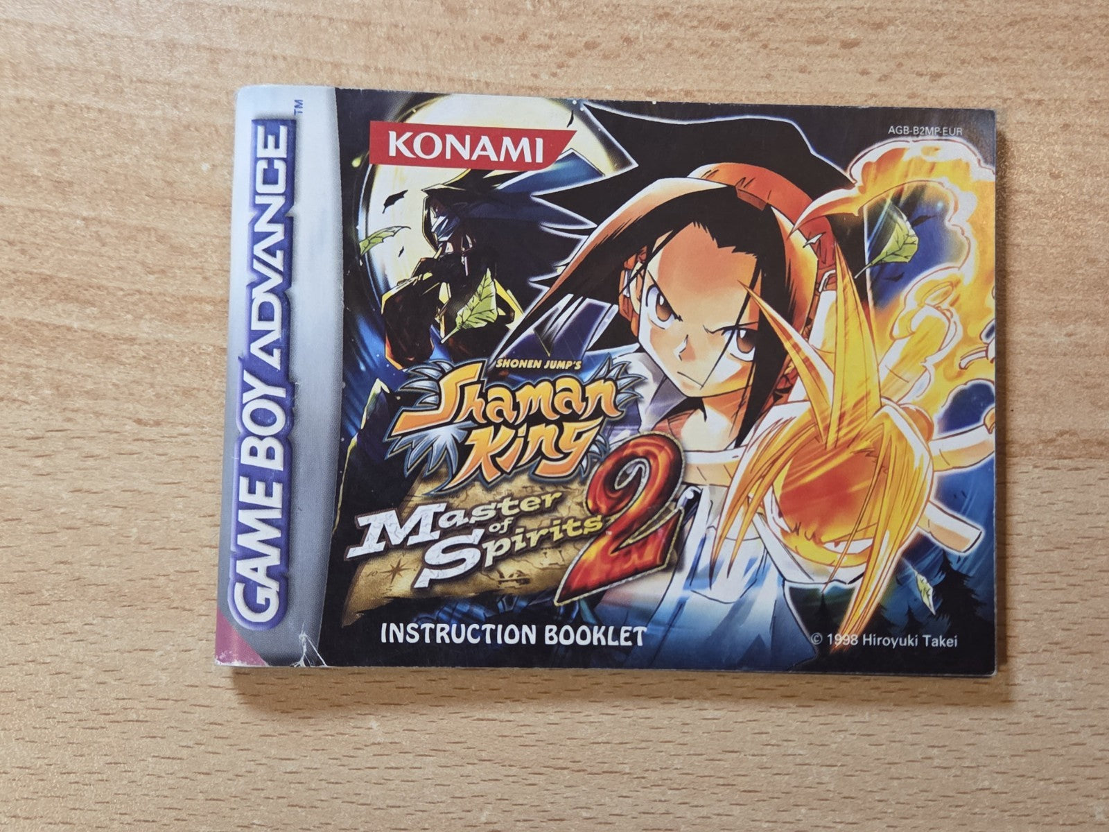 Nintendo Game Boy Advance Shaman King Master of Spirits 2 Spielanleitung EUR