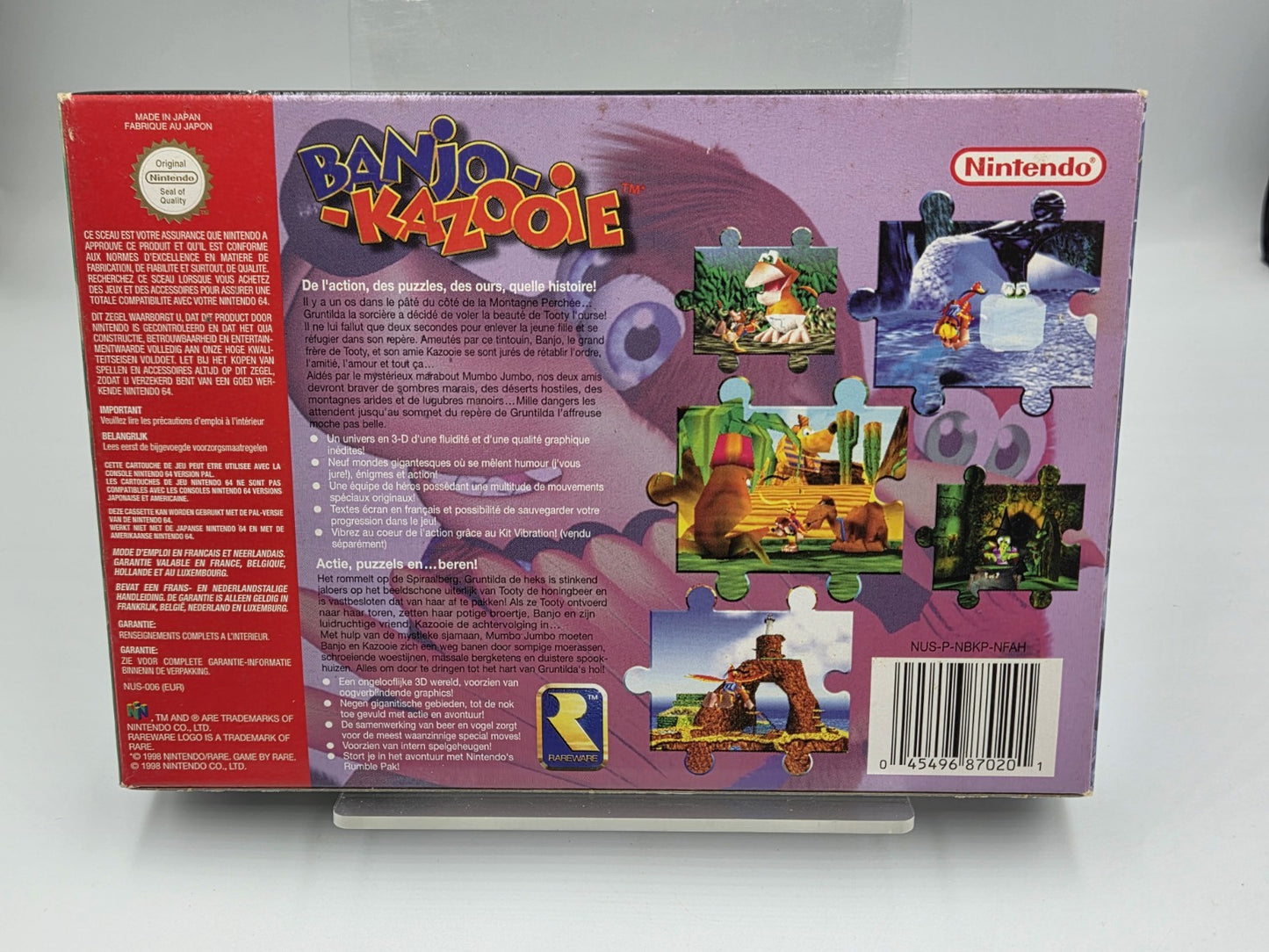 N64 Nintendo 64 Banjo Kazooie mit OVP und Anleitung FAH