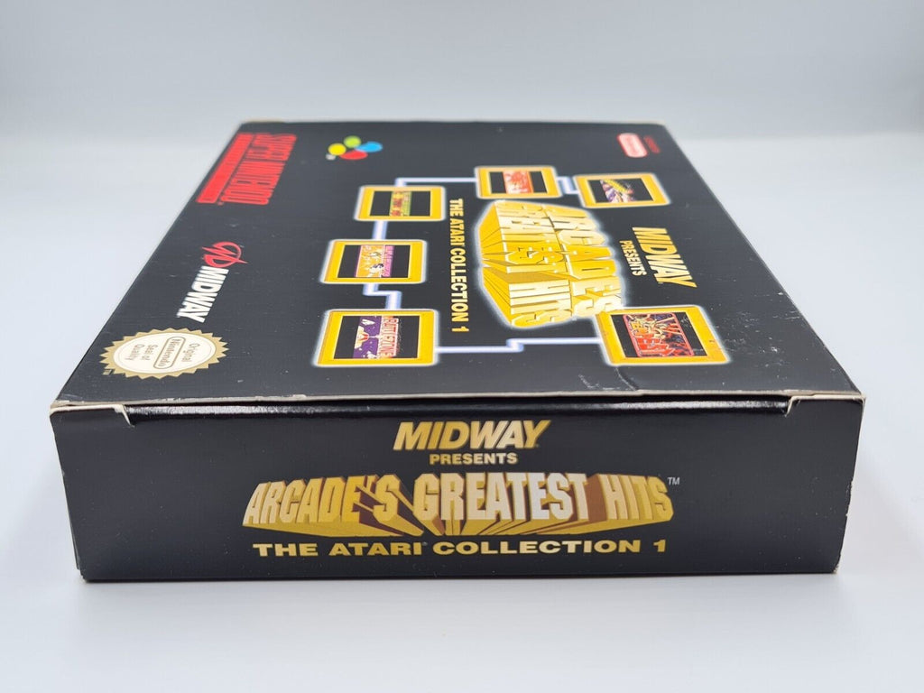 SNES Super Nintendo Arcade's Greatest Hits mit OVP und Anleitung EUR - T-Retro-Games 