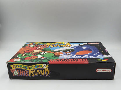 SNES Super Nintendo Super Mario World 2: Yoshi's Island mit OVP + Anleitung FRG