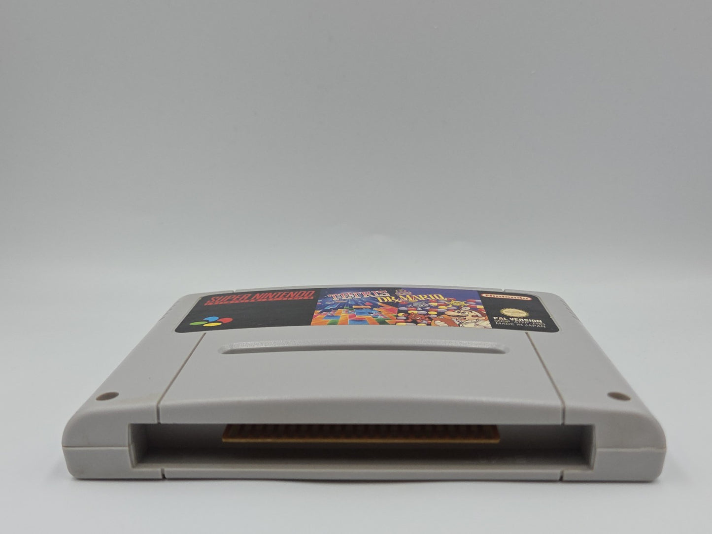 SNES Super Nintendo Spiel Tetris & Dr. Mario FRG Modul