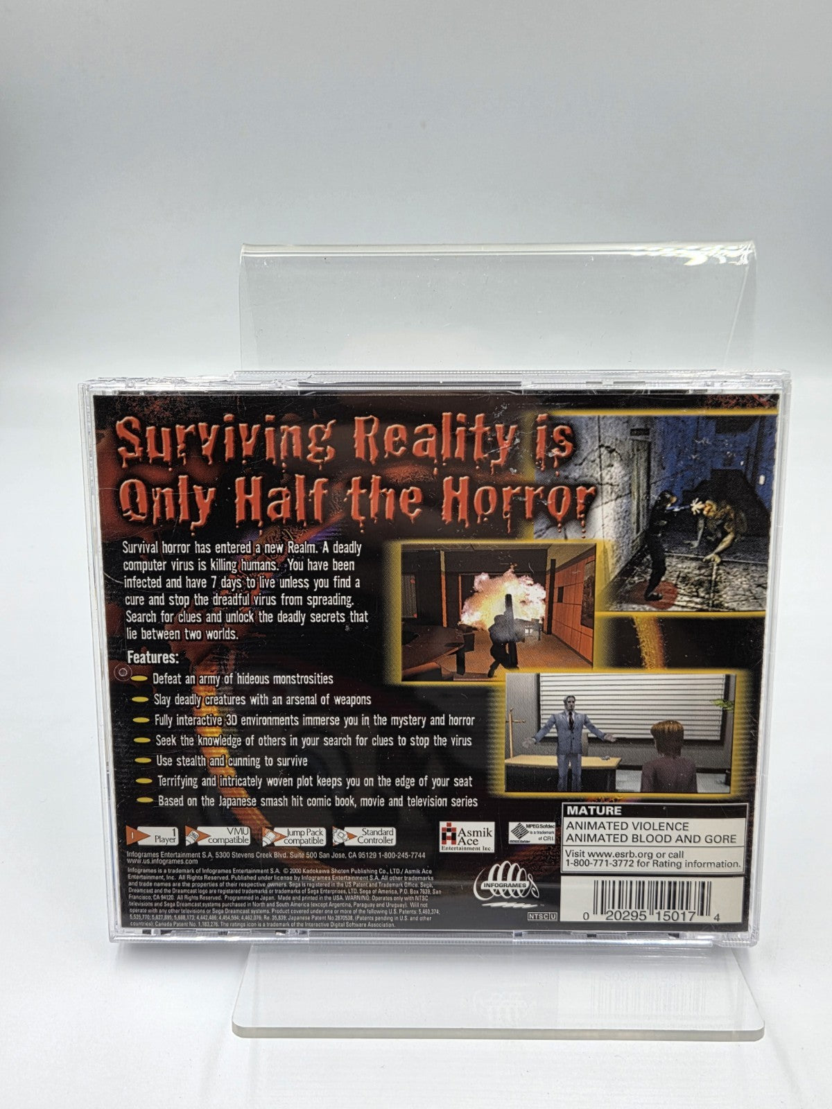 Sega Dreamcast The Ring Terror's Realm mit OVP und Anleitung NTSC-U/C 