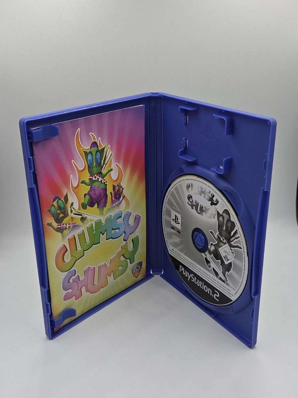 PS2 Playstation 2 Spiel Clumsy Shumsy mit OVP und Anleitung Englisch