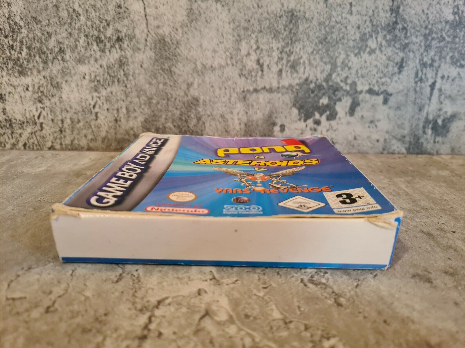 Gameboy Advance Pong + Asteroids + Yars Revenge mit OVP und Anleitung EUR - T-Retro-Games 