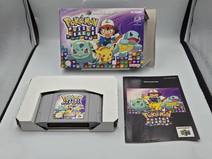 N64 Nintendo 64 Pokemon Puzzle League mit OVP und Anleitung NOE