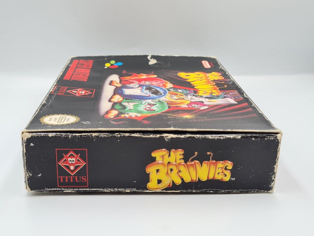 SNES Super Nintendo The Brainies mit OVP und Anleitung EUR - T-Retro-Games 