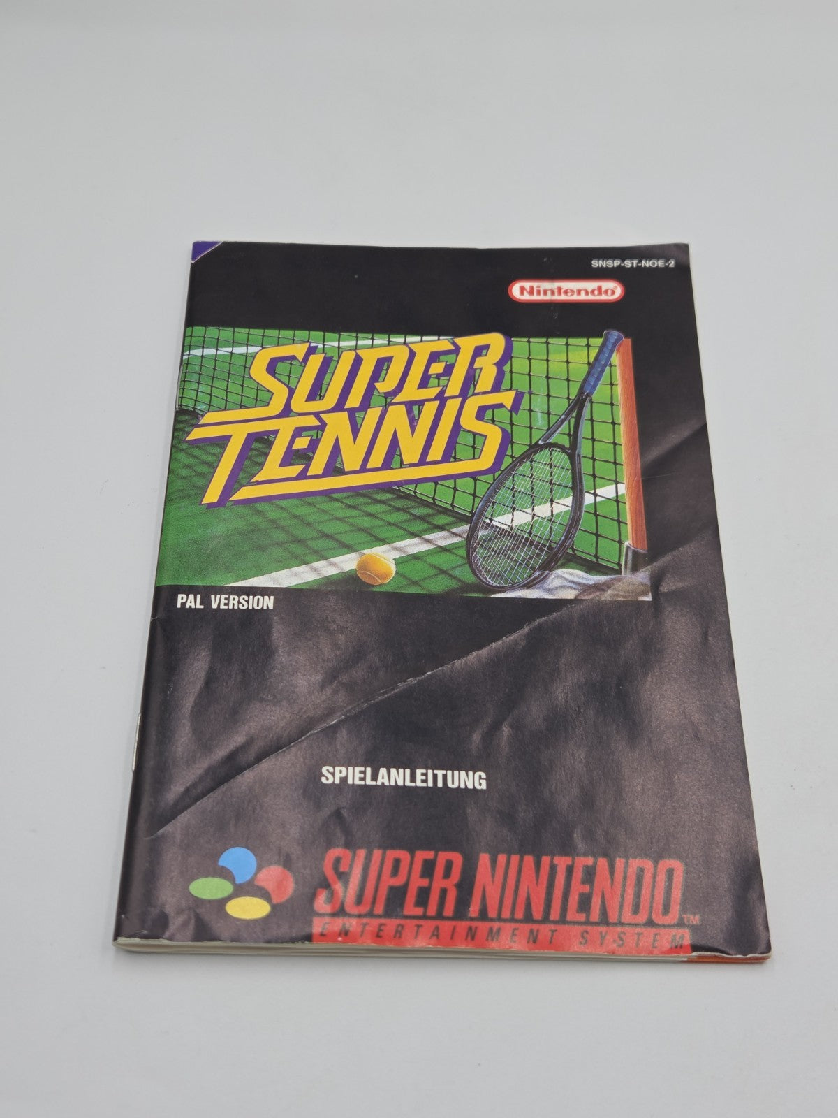 SNES Super Nintendo Spiel Super Tennis mit OVP und Anleitung NOE
