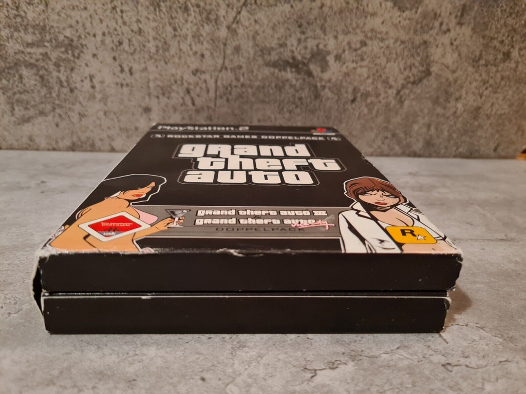 PS2 Playstation 2 Spiel Grand Theft Auto Doppelpack mit Anleitungen Deutsch - T-Retro-Games 