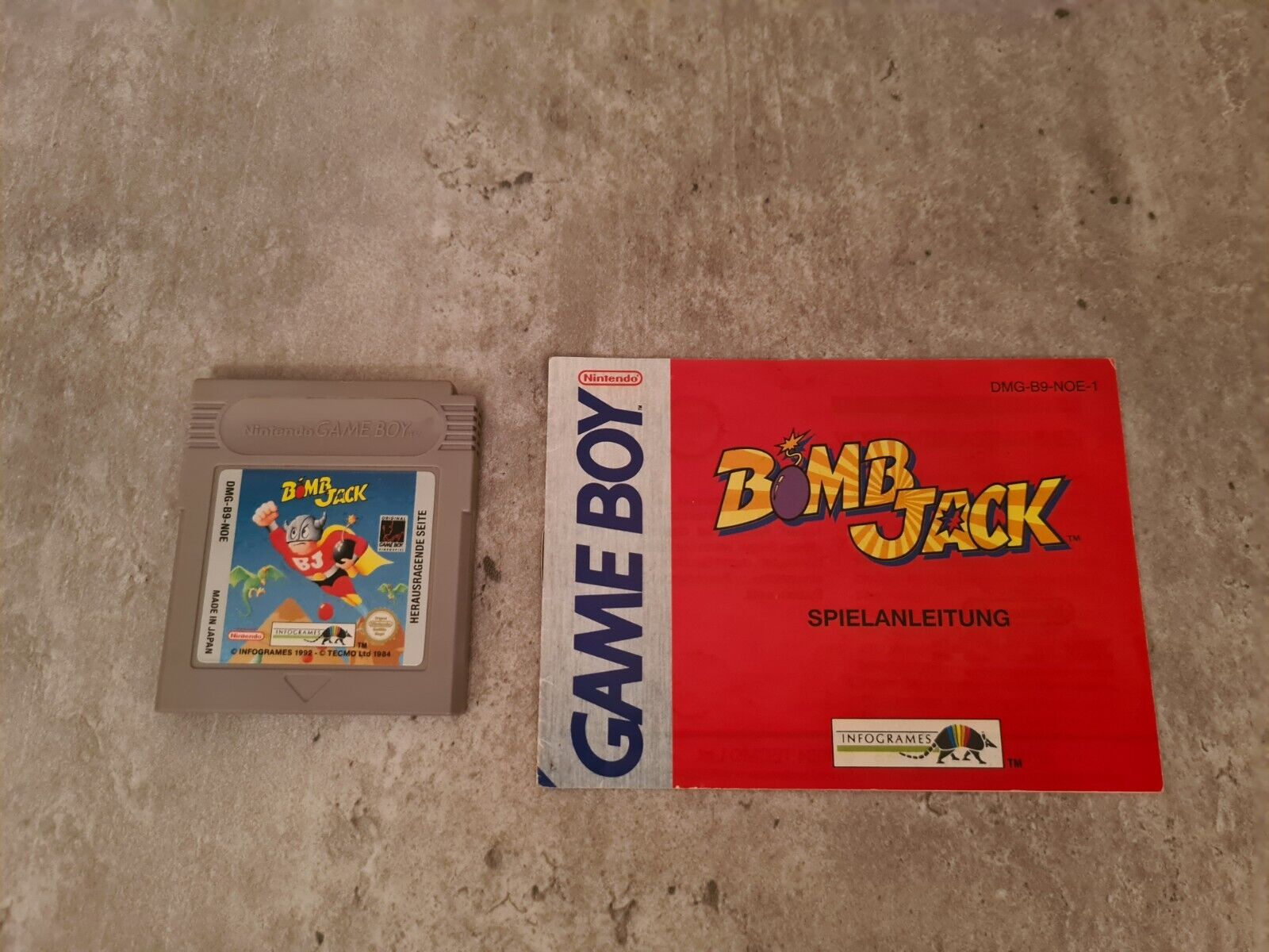 Nintendo Game Boy Bomb Jack mit OVP und Anleitung NOE - T-Retro-Games 