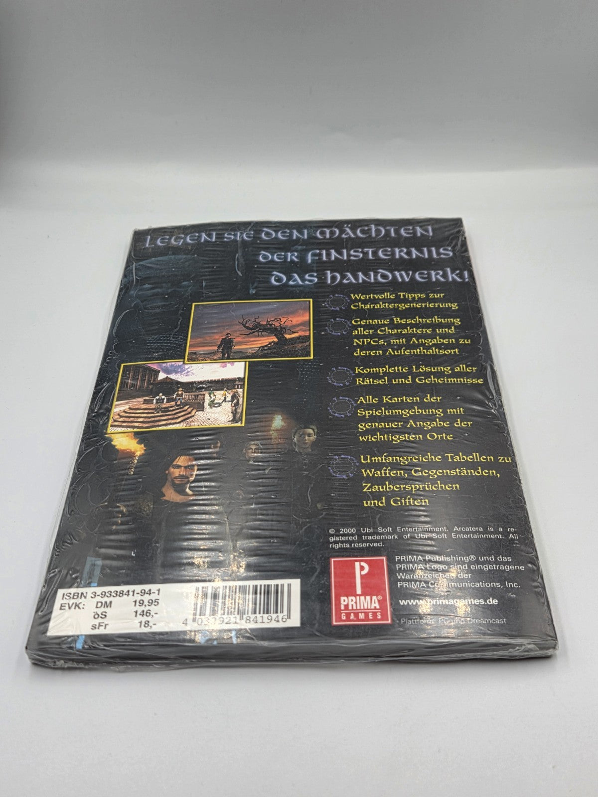 Prima's Offizielles Lösungsbuch Arcatera Die Dunkle Bruderschaft Sealed Neu New